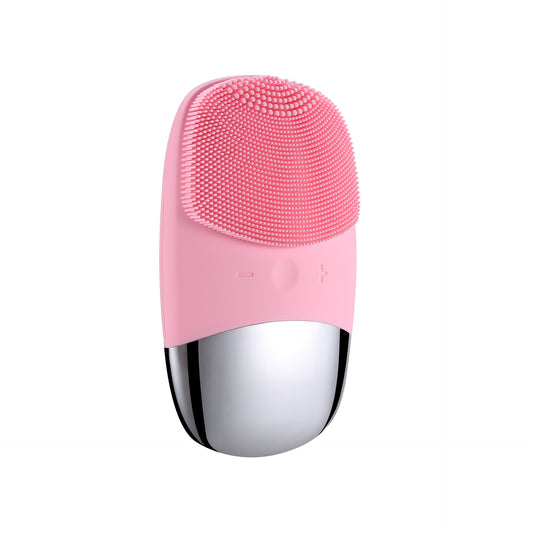 Mini Silicone Electric Face Cleansing Brush & Skin Massager Tool