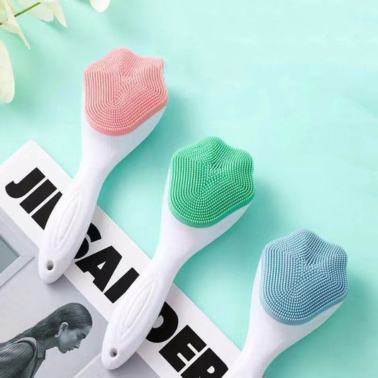 Handheld Silicone Face Scrubber & Exfoliator